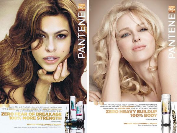 Eva Mendes lets down her hair for Pantene