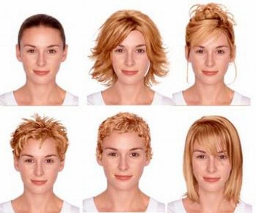 hair styles and face shapes