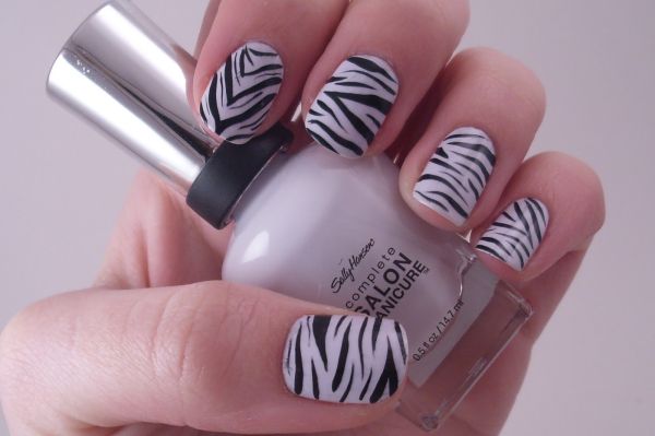 DIY Zebra print nails  Beauty Ramp  Beauty amp; Fashion Guide by Dr 