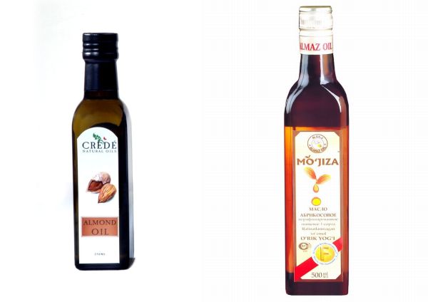 Almond oil and apricot oil
