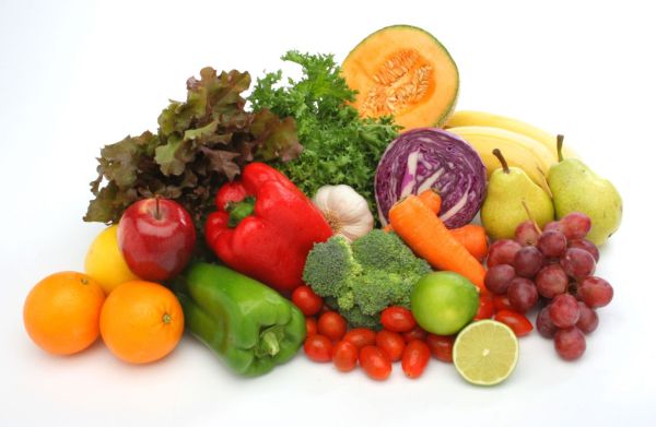 Vegetables loaded with water Vegetables loaded with water